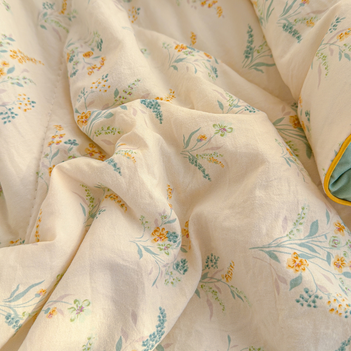 91家纺网 家纺一手货源 找家纺 弗苓家纺 2026新款A类水洗皱皱纱夏被夏凉被空调被 水月瑶