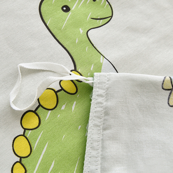 91家纺网 家纺一手货源 找家纺 宇彬家纺 2026直播新款13070A类全棉纯棉印花床单床笠款四件套和单被套喷气清新简约（缩水足可定做） 侏罗纪