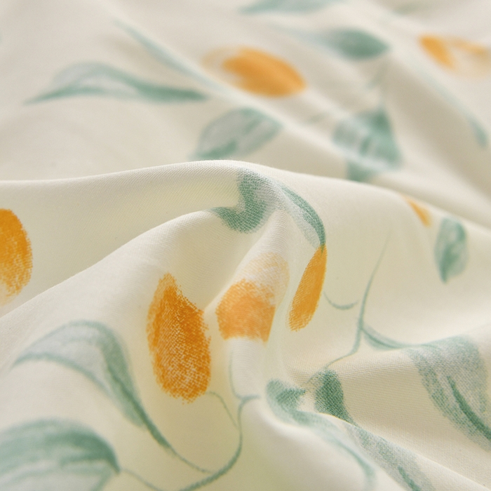 91家纺网 家纺一手货源 找家纺 宇彬家纺 2026直播新款13070A类全棉纯棉印花床单床笠款四件套和单被套喷气清新简约（缩水足可定做） 枝间梦