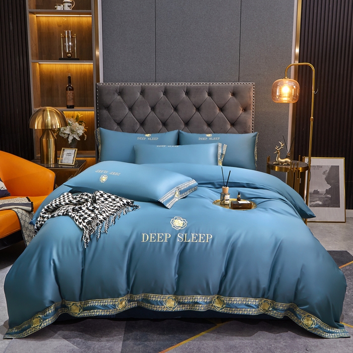 91家纺网 家纺一手货源 找家纺 （总）慕她家纺 2026年全棉纯棉婚庆四件套大红色刺绣结床上用品