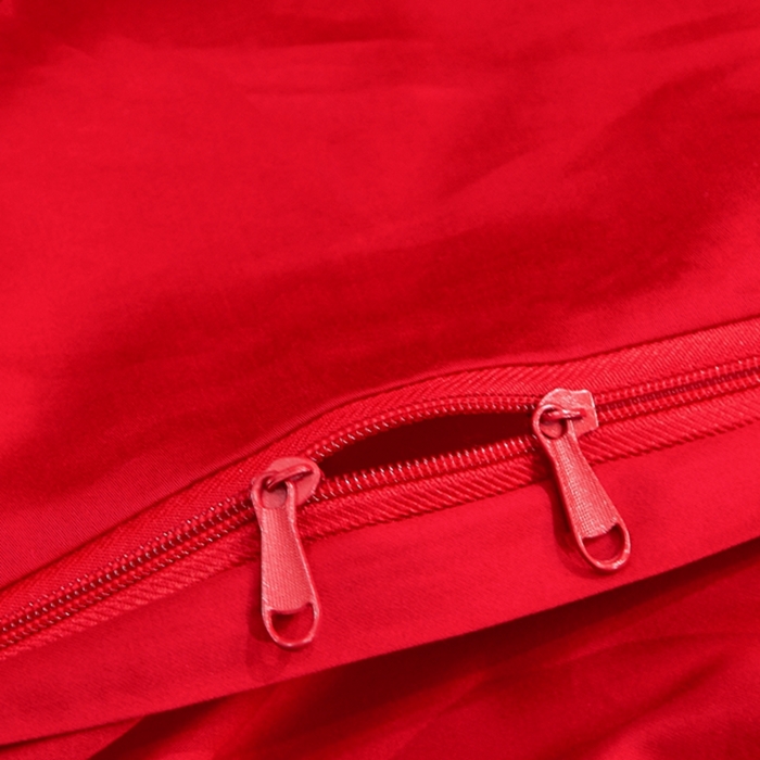 91家纺网 家纺一手货源 找家纺 慕她家纺 2026年全棉纯棉婚庆四件套大红色刺绣结床上用品 皇家风范大红