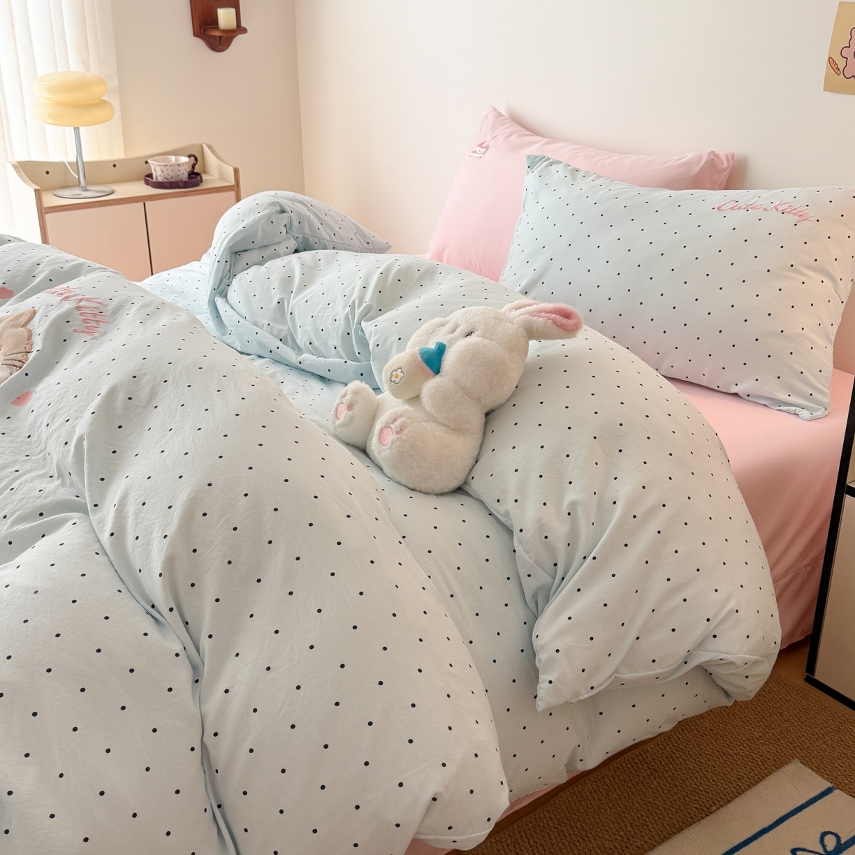 91家纺网 家纺一手货源 找家纺 （总）吾欢心 2026春夏新款水洗棉床盖款四件套夏被四件套