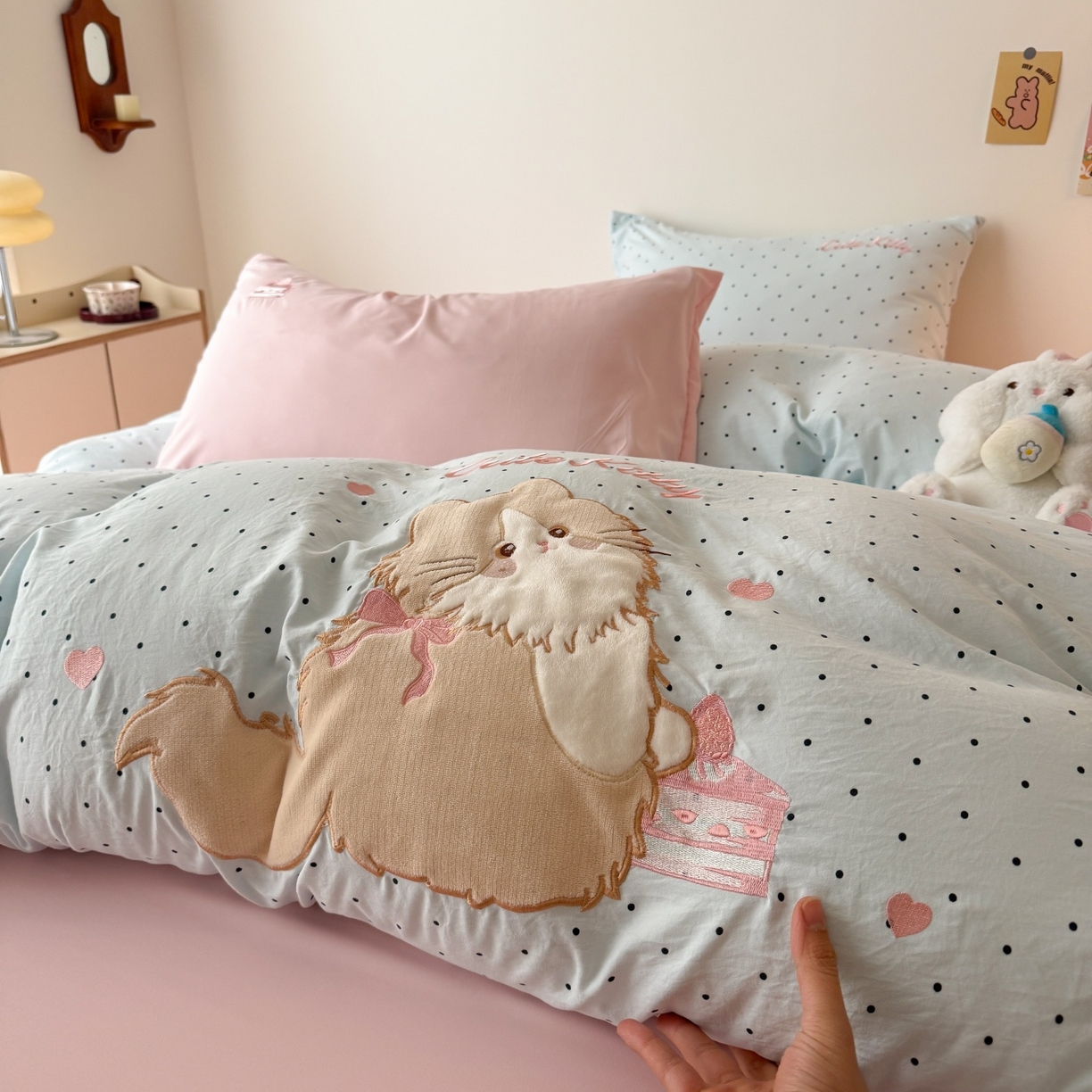 91家纺网 家纺一手货源 找家纺 （总）吾欢心 2026春夏新款水洗棉床盖款四件套夏被四件套