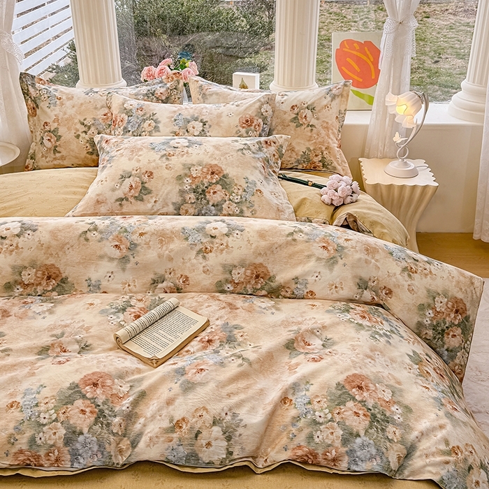 91家纺网 家纺一手货源 找家纺 （总）佑金甜 2026新款精梳全棉印花单被套