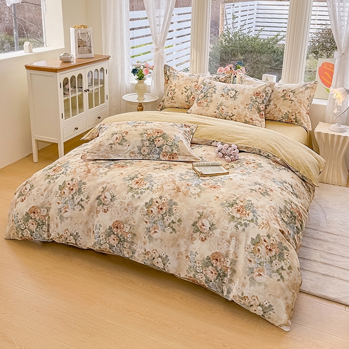 91家纺网 家纺一手货源 找家纺 （总）佑金甜 2026新款精梳全棉印花单被套