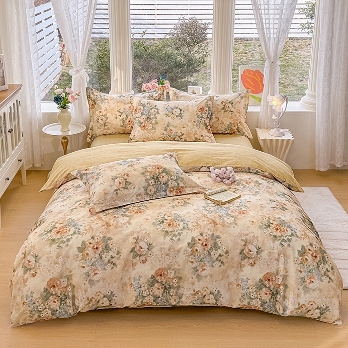 91家纺网 家纺一手货源 找家纺 （总）佑金甜 2026新款精梳全棉印花单被套