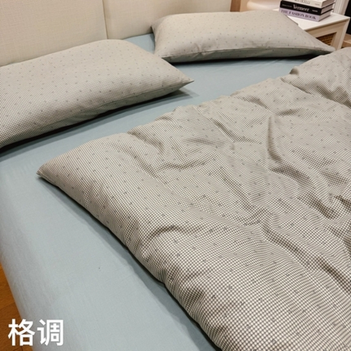 91家纺网 家纺一手货源 找家纺 （总）8+8 2025新款全棉A类母婴级抗菌有氧全棉双层纱亲肤全棉小清新印花三件套四件套