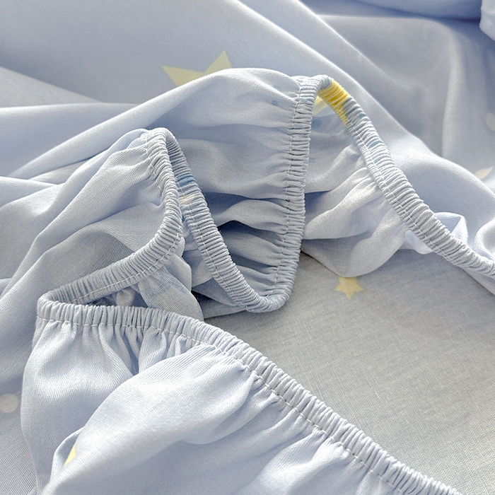 91家纺网 家纺一手货源 找家纺 卡普家居 2026新款全棉印花A版床笠 五星集