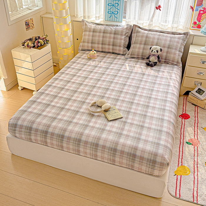 91家纺网 家纺一手货源 找家纺 卡普家居 2026新款全棉印花A版床笠 西雅图