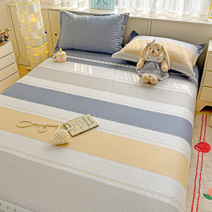 91家纺网 家纺一手货源 找家纺 卡普家居 2026新款全棉印花A版床笠 星辰大海