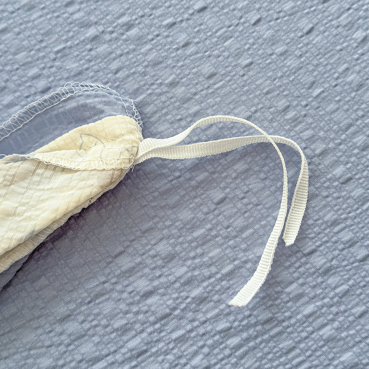 91家纺网 家纺一手货源 找家纺 铺尚美家纺 2026春夏新品高克重A类泡芙纱泡泡皱皱纱四件套 马到成功