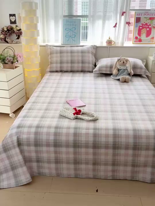 91家纺网 家纺一手货源 找家纺 卡普家居 2026新款全棉印花A版床单 西雅图