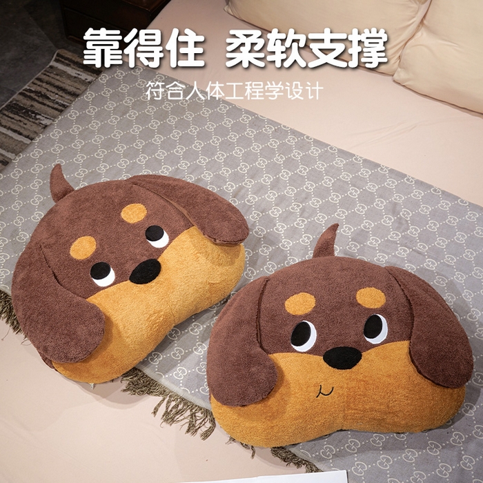 （总）仟亿莱 2026新款腊肠狗床头月牙大靠背