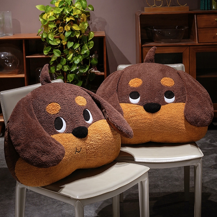 91家纺网 家纺一手货源 找家纺 （总）仟亿莱 2026新款腊肠狗床头月牙大靠背