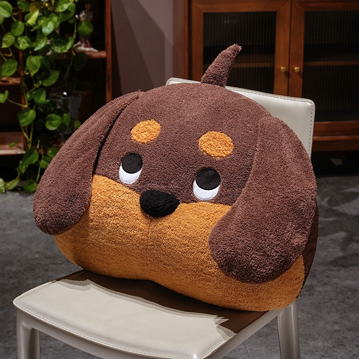 仟亿莱 2026新款腊肠狗床头月牙大靠背 搞怪月牙腊肠狗