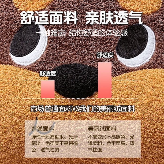 91家纺网 家纺一手货源 找家纺 仟亿莱 2026新款腊肠狗床头月牙大靠背 组合图仅供展示不可下单