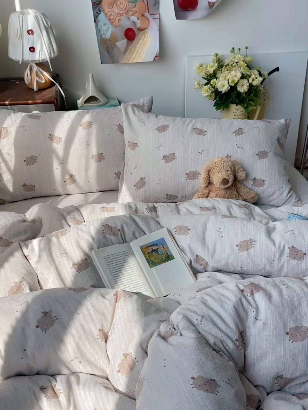 91家纺网 家纺一手货源 找家纺 凯洛奇 2026新款色织麻水洗提花四件套-提供买家秀 米羊画韵