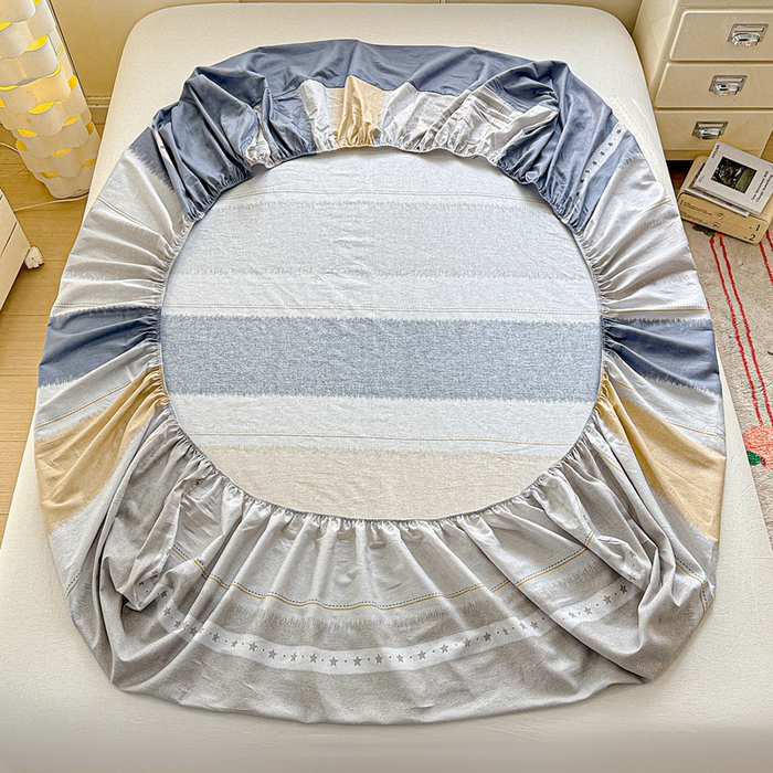 91家纺网 家纺一手货源 找家纺 卡普二店 2025新款全棉印花A版床笠 星辰大海