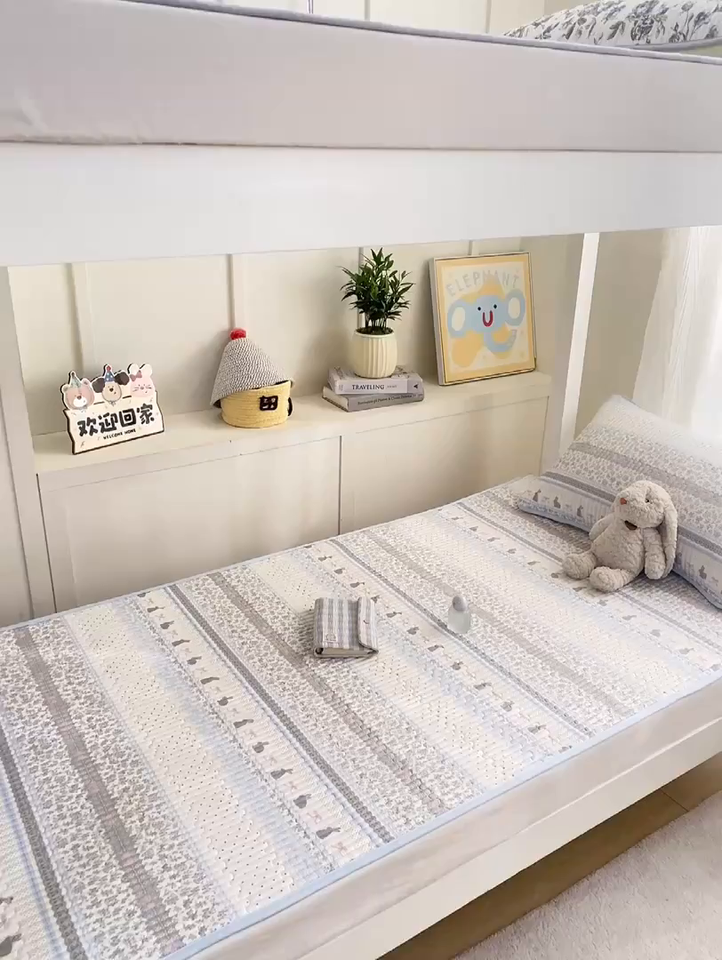 91家纺网 家纺一手货源 找家纺 （总）康纳利 2026新款全棉床盖学生夹棉薄款床盖宿舍上下铺床垫三件套四季通用