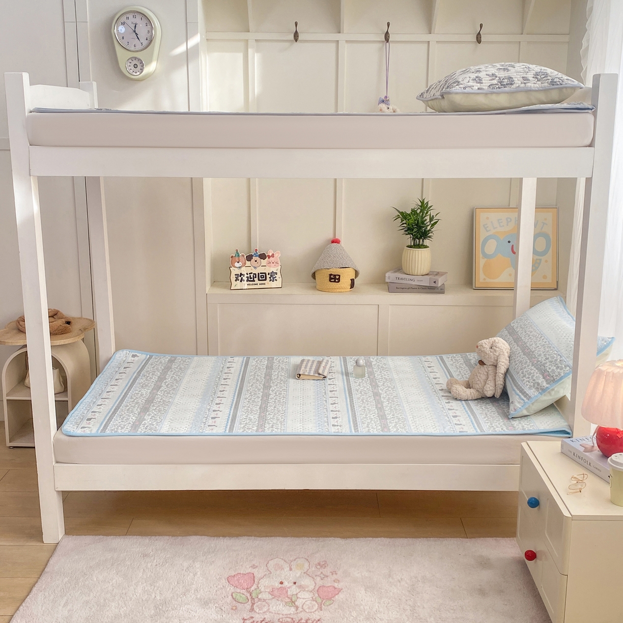 91家纺网 家纺一手货源 找家纺 （总）康纳利 2026新款全棉床盖学生夹棉薄款床盖宿舍上下铺床垫三件套四季通用