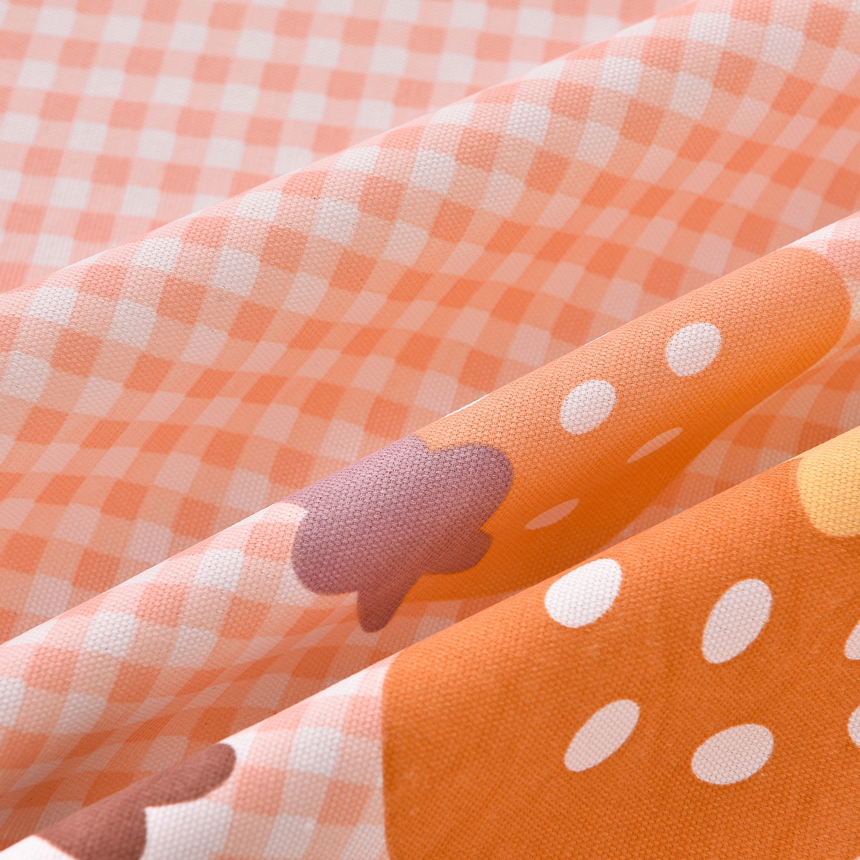 91家纺网 家纺一手货源 找家纺 德比尔斯  2026新款原棉老粗布凉席花边老粗布三件套 草莓甜心-花边款