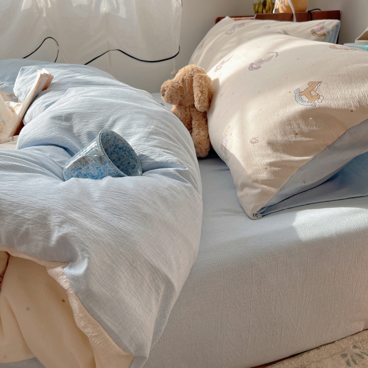 91家纺网 家纺一手货源 找家纺 凯洛奇 2026新款色织麻水洗提花四件套-提供买家秀 木马往事