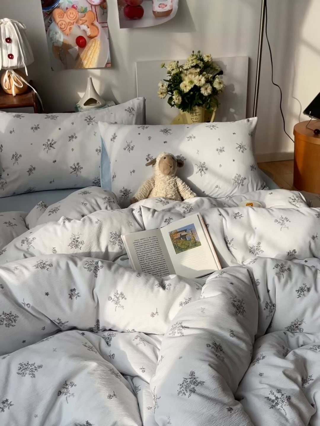 91家纺网 家纺一手货源 找家纺 凯洛奇 2026新款色织麻水洗提花四件套-提供买家秀 素色花影