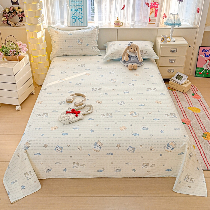 91家纺网 家纺一手货源 找家纺 （总）卡普二店 2025新款全棉印花A版床单