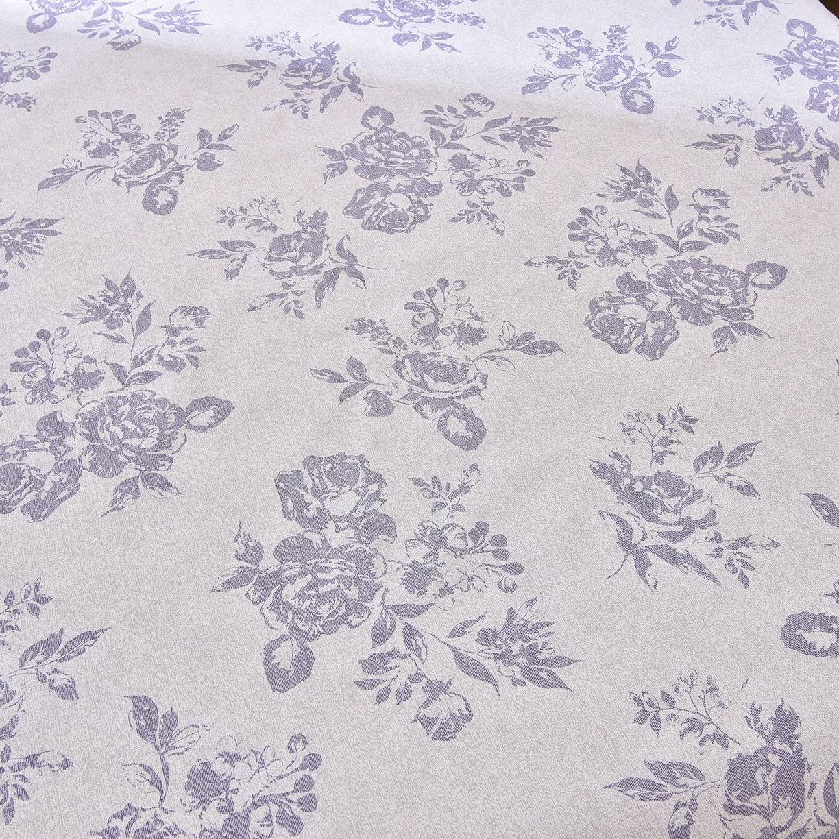 91家纺网 家纺一手货源 找家纺 德比尔斯  2026新款原棉老粗布凉席花边老粗布三件套 紫嫣-花边款