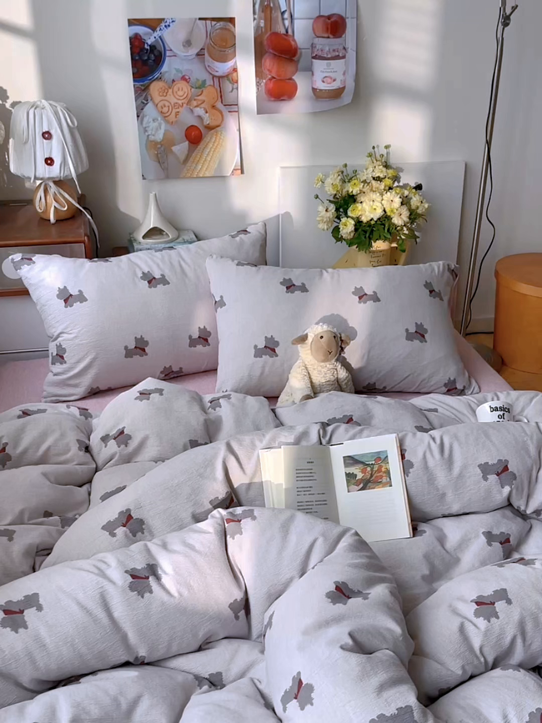 91家纺网 家纺一手货源 找家纺 凯洛奇 2026新款色织麻水洗提花四件套-提供买家秀 雾都犬影