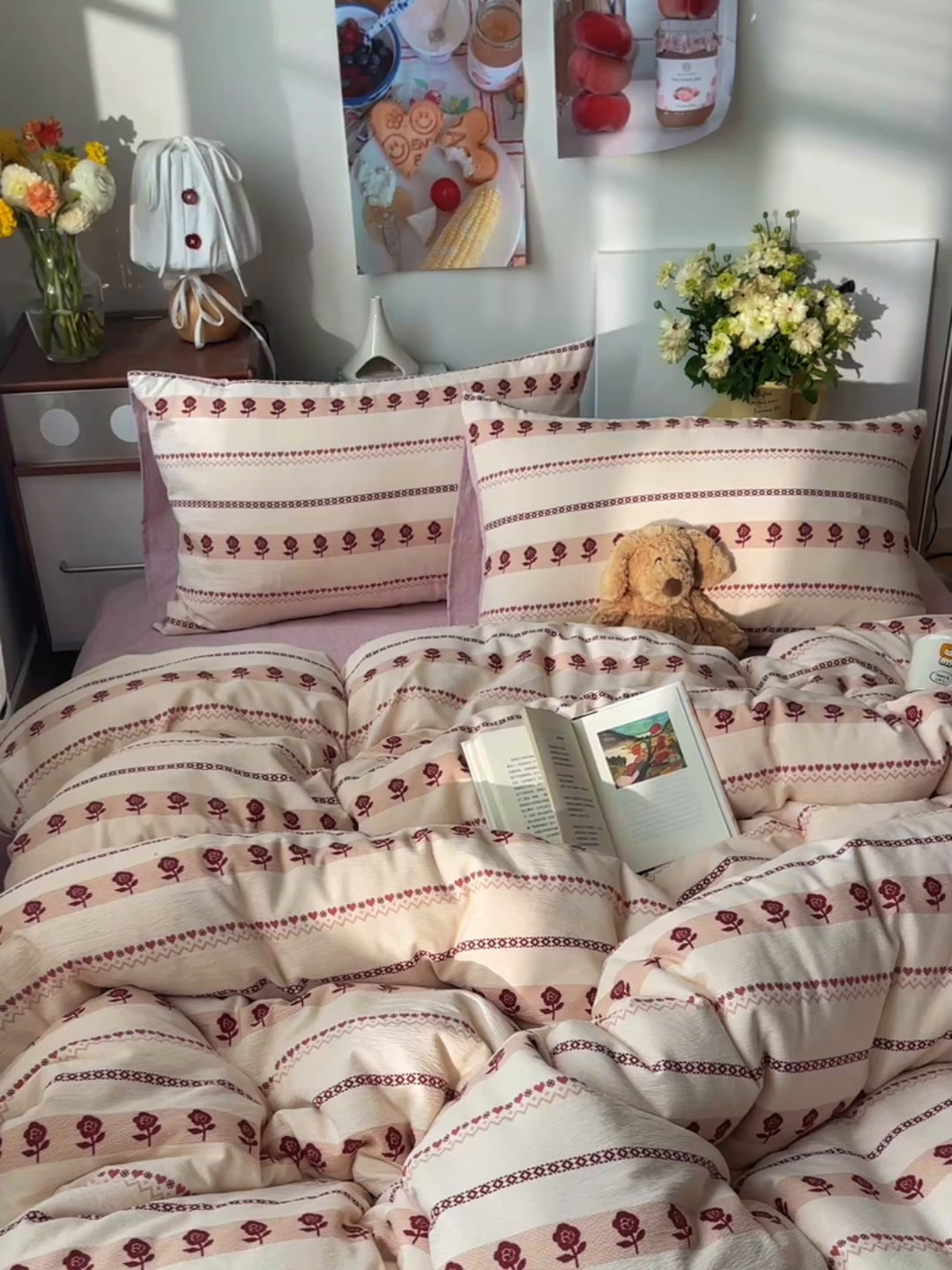 91家纺网 家纺一手货源 找家纺 凯洛奇 2026新款色织麻水洗提花四件套-提供买家秀 心玫织语