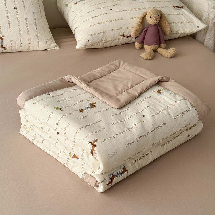 91家纺网 家纺一手货源 找家纺 （总）盛凡家纺 2026新款小清新抗菌夏被夏凉被空调被