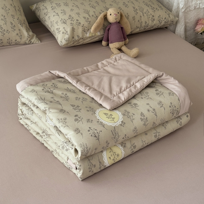 91家纺网 家纺一手货源 找家纺 （总）盛凡家纺 2026新款小清新抗菌夏被夏凉被空调被