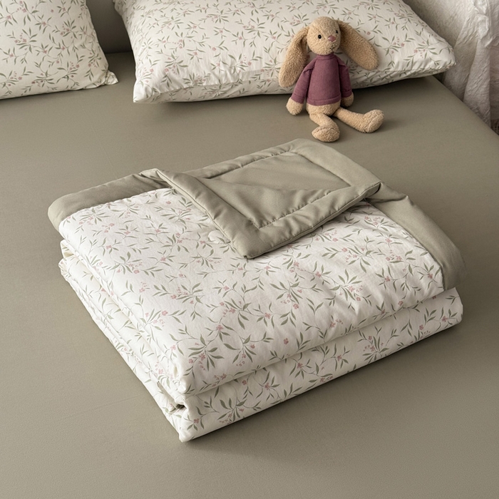 91家纺网 家纺一手货源 找家纺 （总）盛凡家纺 2026新款小清新抗菌夏被夏凉被空调被