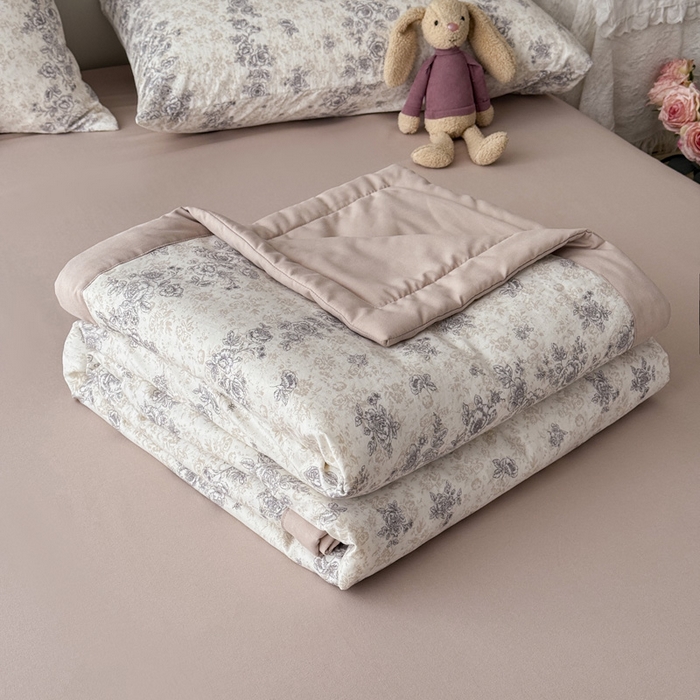 91家纺网 家纺一手货源 找家纺 （总）盛凡家纺 2026新款小清新抗菌夏被夏凉被空调被