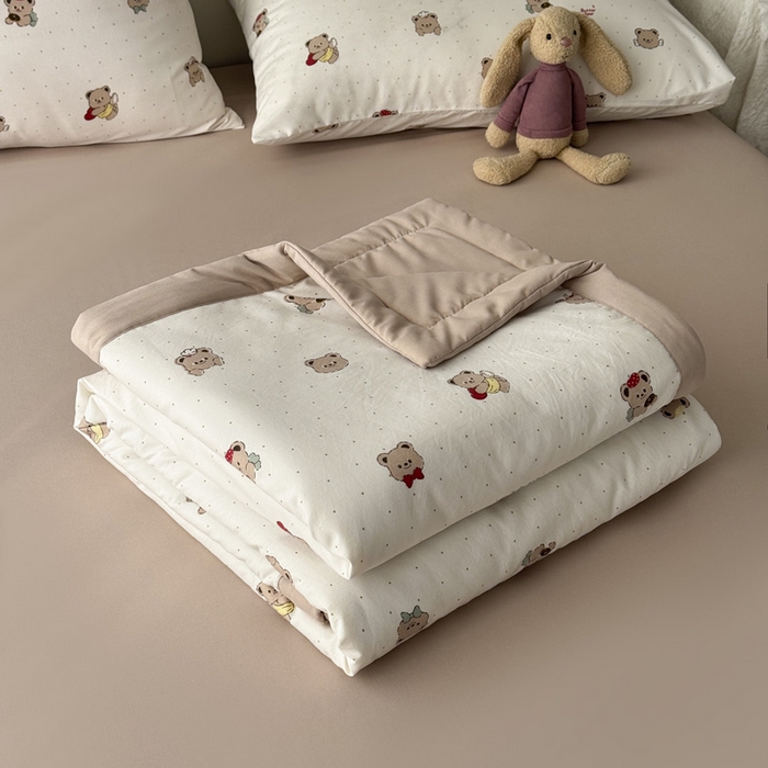 91家纺网 家纺一手货源 找家纺 （总）盛凡家纺 2026新款小清新抗菌夏被夏凉被空调被