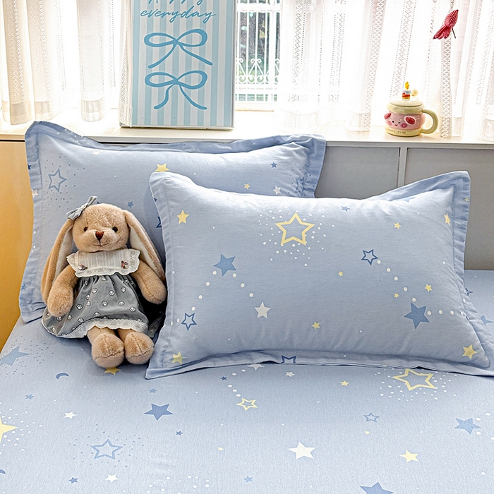 91家纺网 家纺一手货源 找家纺 卡普二店 2025新款全棉印花A版床单 五星集