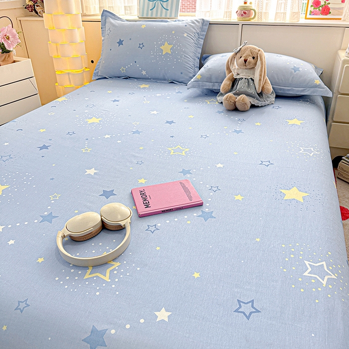 91家纺网 家纺一手货源 找家纺 卡普二店 2025新款全棉印花A版床单 五星集