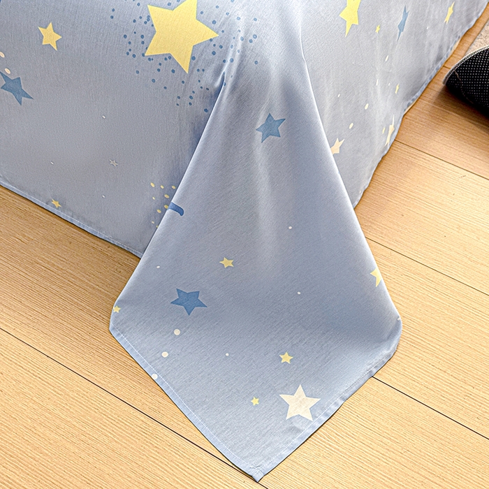 91家纺网 家纺一手货源 找家纺 卡普二店 2025新款全棉印花A版床单 五星集