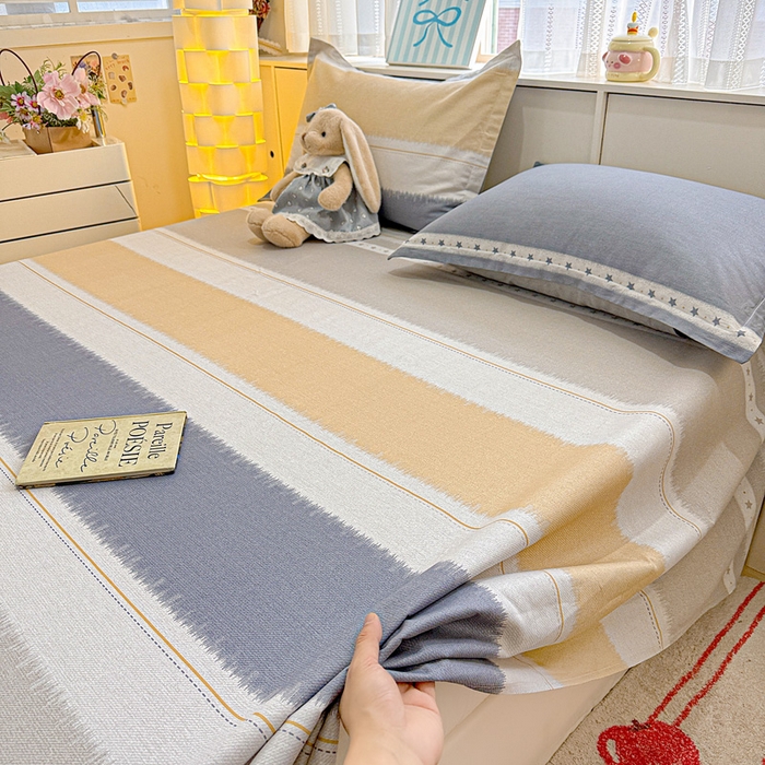 91家纺网 家纺一手货源 找家纺 卡普二店 2025新款全棉印花A版床单 星辰大海