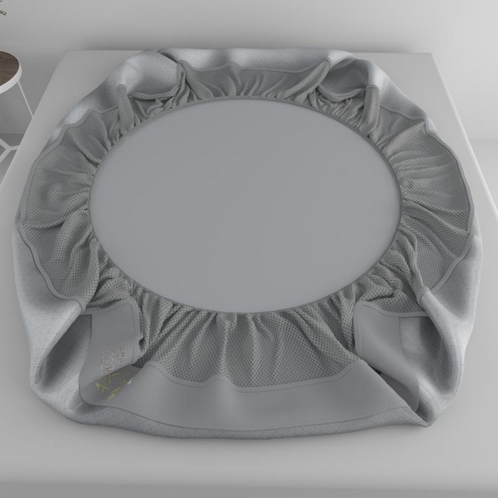 91家纺网 家纺一手货源 找家纺 （总）福来临家纺 2026新款舒适亲肤凉感艾草驱蚊席-床笠款