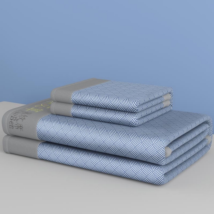 91家纺网 家纺一手货源 找家纺 福来临家纺 2026新款舒适亲肤凉感艾草驱蚊席-床笠款 艾草驱蚊席-蓝床笠款