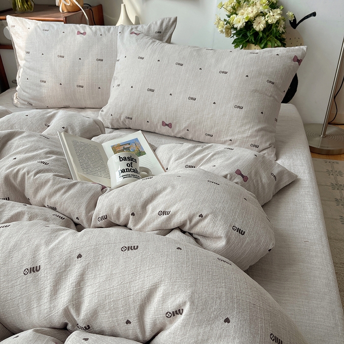 91家纺网 家纺一手货源 找家纺 （总）凯洛奇 2026新款色织麻水洗提花四件套-提供买家秀