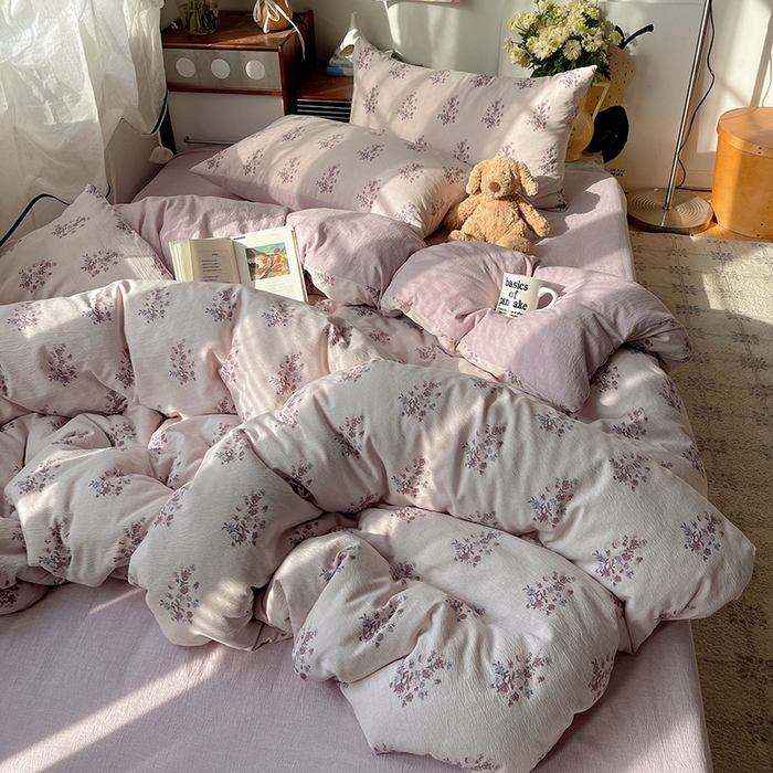 91家纺网 家纺一手货源 找家纺 （总）凯洛奇 2026新款色织麻水洗提花四件套-提供买家秀