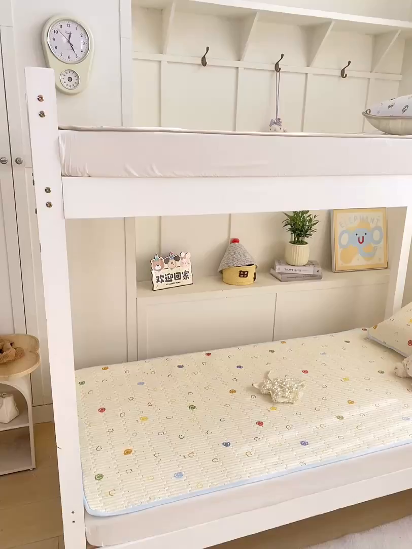 91家纺网 家纺一手货源 找家纺 康纳利 2026新款全棉床盖学生夹棉薄款床盖宿舍上下铺床垫三件套四季通用 彩色波点