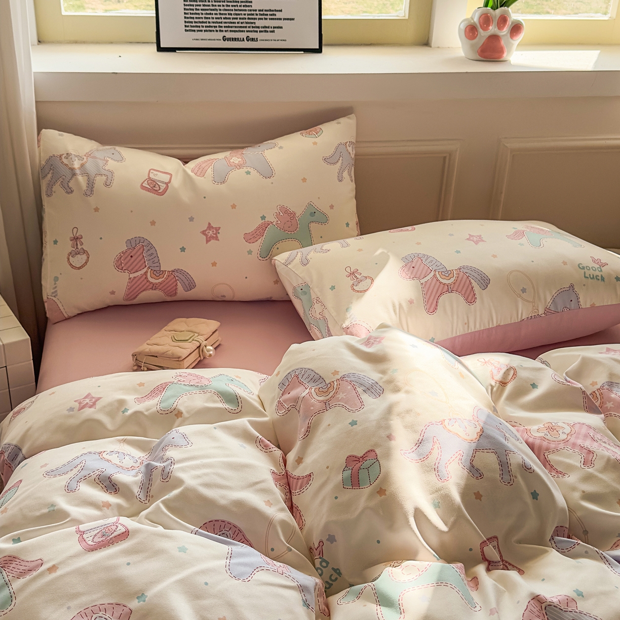 91家纺网 家纺一手货源 找家纺 （总）洁柔供应链 2026新款A类古法糯小棉四件套