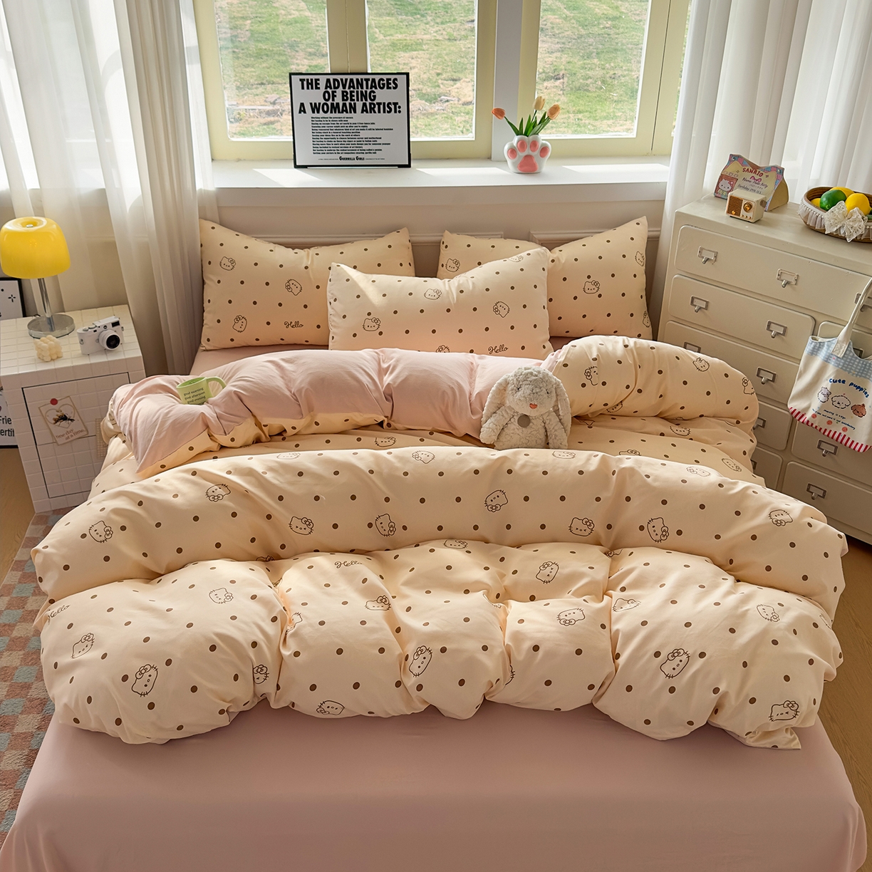 91家纺网 家纺一手货源 找家纺 （总）洁柔供应链 2026新款A类古法糯小棉四件套