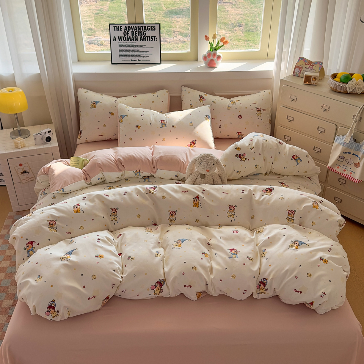 91家纺网 家纺一手货源 找家纺 （总）洁柔供应链 2026新款A类古法糯小棉四件套