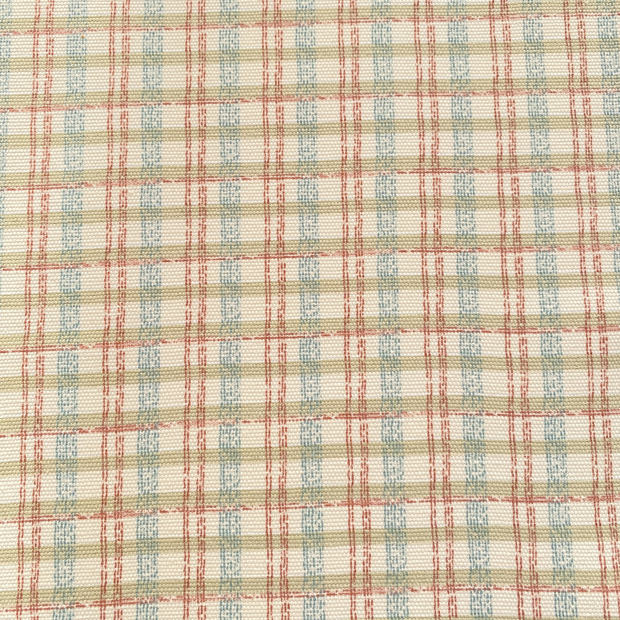 91家纺网 家纺一手货源 找家纺 康纳利 2026新款原棉老粗布透气印花床单 浅棕密格