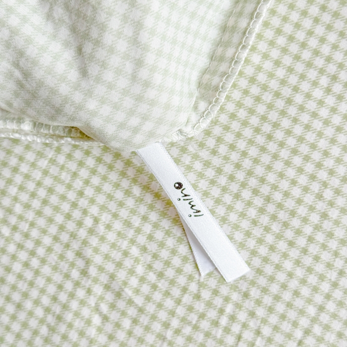 91家纺网 家纺一手货源 找家纺 赛丽雅 2026年新款直播爆款双层花边拼接蝴蝶结工艺款四件套床上用品 南法假日-仙草绿